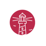 The Lighthouse Within Podcast Logo in Red